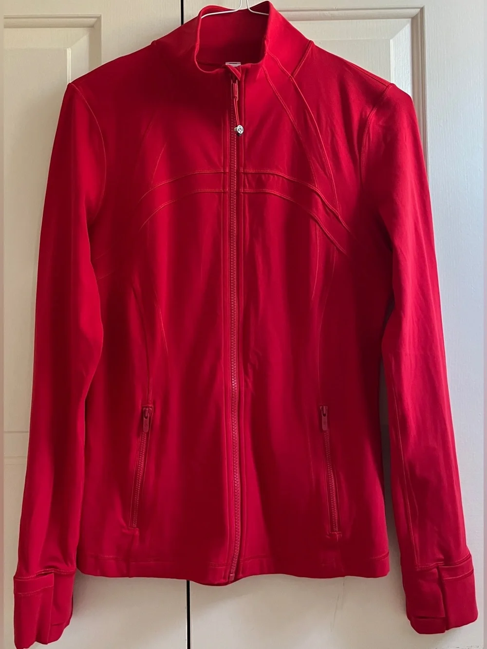 LN!🍒LULULEMON sz 12 DEFINE Jacket OXFORD RED Dark True *NULU ~ VVHTF COLOR/SIZE!